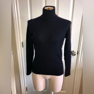Hugo Boss Elegant Navy Blue Turtleneck Sweater